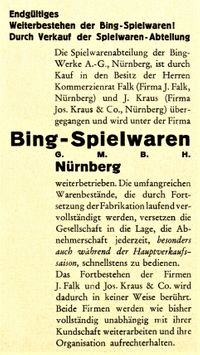Anzeige &quot;Deutsche Spielwaren-Zeitung&quot;, Jahrgang 1932,